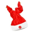 thumbnail image 2 of Gorro De Papá Noel En Movimiento Navideño, Gorro Eléctrico Para Suministros De Fiesta, Amigos, Estilo A, 2 of 8