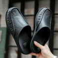 thumbnail image 5 of CPNG Mens Scuff Driving Loafer Shoes Slippers with Arch Support Casual Mules Open Back Shoes Comfort Slip-On Walking Close Toe Loafer Indoor Outdoor House Shoes, 5 of 9