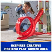 PAW Patrol: Rescue Wheels Super Loop Tower HQ مع الأضواء والأصوات والمركبة والشكل