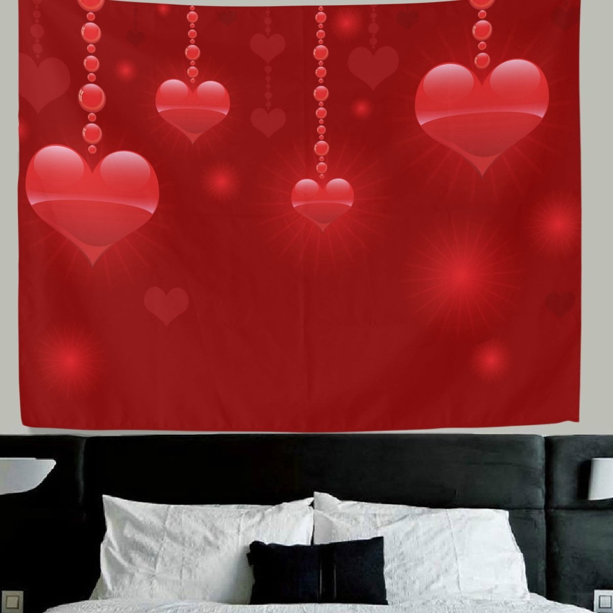 Popcreation Valentines Decor Valentine S Day Bling Light Red