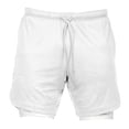thumbnail image 2 of Pantalones Cortos de Entrenamiento Sunnimix 2 en 1 para Hombre Blanco XXL, 2 of 8