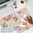 thumbnail image 4 of Long Mouse Pads for Desk,Pioneer Flower Floral Print Pattern Desk Mats on Top Of Desks, Desk Mouse Pad Extra Large with 3mm Non-Slip Base and Stitched Edge for Gaming,Office,Work,Home 31.5"x11.8", 4 of 6