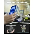 thumbnail image 3 of Bracketron OneClick Car Phone Mount for Dashboard, Windshield & Vent with 7" Gooseneck & 360° Rotation, 3 of 13