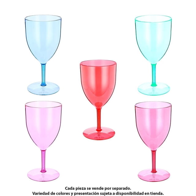 Copa My Shop Summer de Plástico para Vino