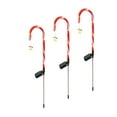 thumbnail image 4 of 3Pcs Candy Cane Pathway Lights 8 Lighting Modes Christmas Stakes Light for Party C, 4 of 9