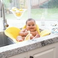 thumbnail image 3 of Blooming Bath Poppy Baby Bath Seat - Sink Baby Bath Insert, Yellow, 3 of 7