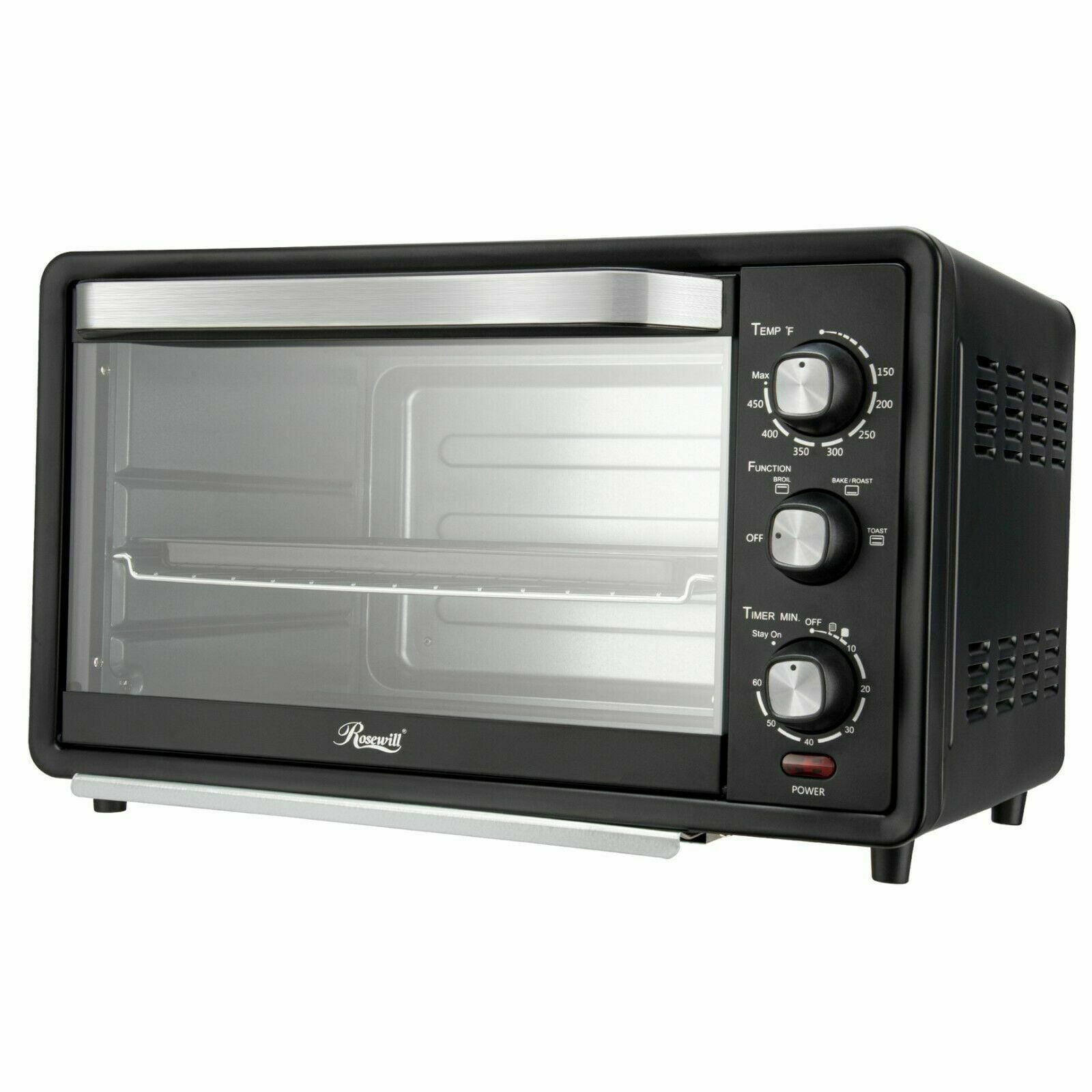 Rosewill 6-Slice Toaster Oven, Stainless Steel Countertop ...