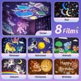 thumbnail image 2 of One Fire Baby Night Light Starry Sky Projector, Bluetooth Music Light, 8 Films, 360 Rotation Remote, 2 of 5
