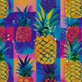 thumbnail image 5 of Sheronv Pineapple Bathroom Décor Set with Hooks, Graphic Print Polyester Fabric Shower Curtain for Bathroom Decoration 36"x72, 5 of 7
