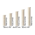 thumbnail image 4 of Cat Scratching Post Replacement – White Linen Textured Durable Cat Scraper for Cat Tree, Catio & Enclosure Upgrade – 3.5" Diameter x 12" Height, 4 of 6