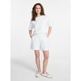 thumbnail image 3 of Time and Tru Women's Fleece Shorts, Size XS-XXXL, 3 of 6