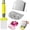 B, variant on Onion Slicing Holder, Stainless Steel Long Handle, Needle Fork for Avocado Potato