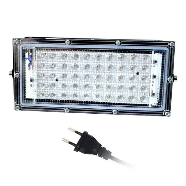 Luz Negra UV, Luz De Inundación LED De 50W, Resistente Al Agua, Brilla En La Oscuridad, Lámpara Ultravioleta Segura Para Escenario, Club Nocturno