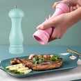 thumbnail image 5 of High Quality Oak Wood Salt and Pepper Grinder Adjustable Coarseness and Refillable -Yx, 5 of 5