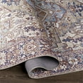thumbnail image 5 of Surya Iris IRS-2360 90x114" Rectangle Fabric Rug in Brown/Dark Blue/Light Olive, 5 of 7