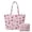 Christmas Snowman House Print, variant on Purses and Handbags Set for Dating Travel, Soft Casual Women's Quilted Bag 2 Packs Quilted Shoulder Bags Halloween Highland Cow Pattern