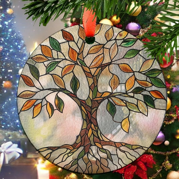 Tree Of Life18 Christmas Ornament, Ceramic/Acrylic Ornament, Special Keepsake for Mother, Valentine Ornament Gift, Seasonal Festival Keepsake, Collectible 2025
