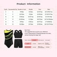 thumbnail image 3 of Haitryli Gymnastics Leotards for Girls Sparkle Sleeveless Ballet Dance Unitard Biketard Vest Tops with Shorts Set Sportwear Light Blue 16, 3 of 3