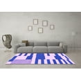thumbnail image 3 of Ahgly Company Indoor Square Abstract Purple Modern Area Rugs, 5' Square, 3 of 4