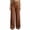 Coffee-with Pockets, variant on WWC Womens Casual Pants, Corduroy Straight Leg Pants for Women, Fall Solid Color Pants with Pockets S-XXXL