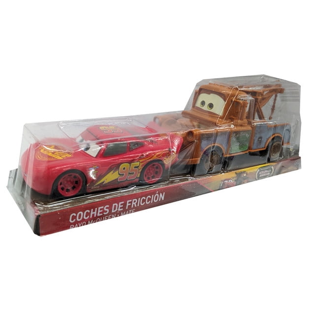 Set 2 Autos Cars Toy Mark Rayo y Mate de Friccion