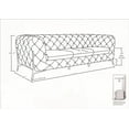 thumbnail image 3 of Bedroom Modern Italian Leather 220cm Sofa with Reinforced Frame, 3 of 10