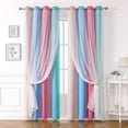 thumbnail image 3 of Rideaux à Étoiles à Double Couche pour Enfants, Rideaux d'Extérieur pour Chambre de Bébé, Rideaux « Groet Top », Longs Panneaux de Rideaux; L ( of ), 3 of 9