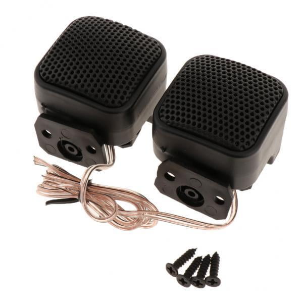 2x parlantes de tweeter cuadrados de 500 W para sistema de sonido para automóviles Yotijar Tweeters cuadrados para audio de coche