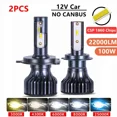 thumbnail image 3 of Faro de coche CSP 28000LM 130W H4 LED H7 Canbus H1 H3 H8 H11 9005 9006 9007 880 8000K 6000K luces Led de faro automático para coche, 3 of 6