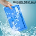 thumbnail image 6 of for Samsung Galaxy Tab S9/S8/S7 11" 2023/2022/2020 Cute Kids Case, Cartoon Butterfly Stand Case Shockproof Flexible Silicone Hard Protective Cover for Samsung Galaxy Tab S9 FE 10.9" 2023, Blue, 6 of 7