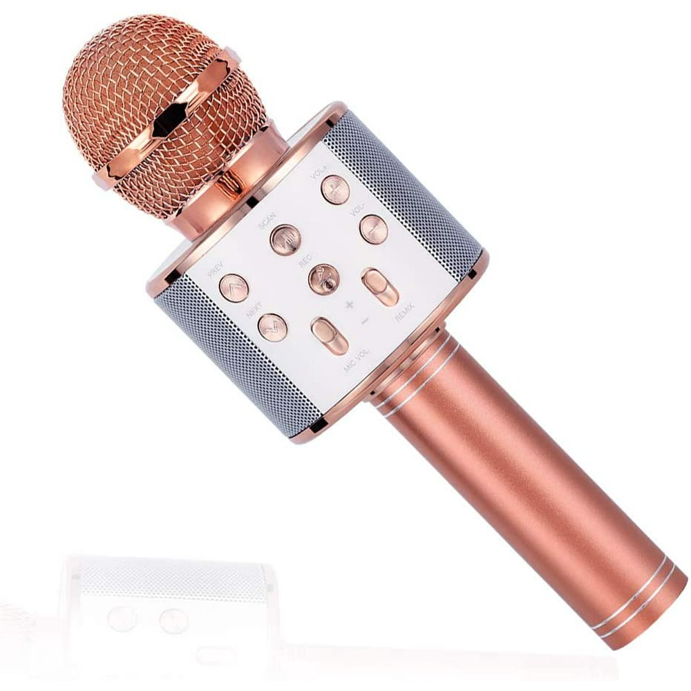 Wireless karaoke microphone, handheld Bluetooth karaoke machine