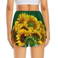 thumbnail image 2 of Lsque Sunflowers in Bucket Printed Women's Running Shorts with Liner Pockets,Elastic Quick Dry Workout Athletic Gym Yoga Shorts,Womens High Waist Shorts-Small, 2 of 9