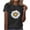 Black, variant on Tops for Women Sexy Casual,Shorts for Women,Womens Casual Print Pullover Round Neck Short Sleeved Top,Tops for Women,3/4 Sleeve Tops for Women