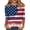 Red, variant on 4th of July Shirts Women American Falg Print Long Sleeve Crew Neck Patriotic T Shirts Loose Holiday Commemorative Tops Red XL