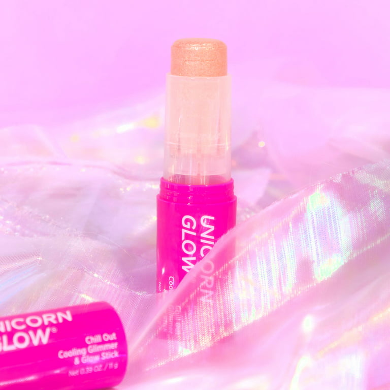 UNICORN GLOW Chill Out Cooling Glimmer & Glow Stick - Coin, Highlighter  Makeup 