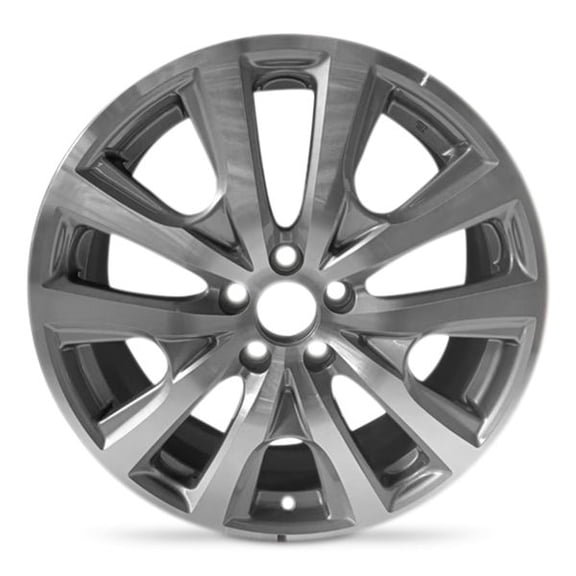 New OEM Replacement Wheel 19x8 in for 2013-2017 Honda Accord Machined Face with Painted Inlay Gray 19 inch Aluminum Rim