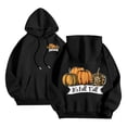 thumbnail image 2 of WFJCJPAF 2025 New Thanksgiving Thanksgiving Shirts Family,Women Print Long Sleeve Loose Fashion Pullover Hoodies Tops Sweatshrits,Thanksgiving Tops for Women - Black XL, 2 of 3