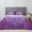 Purple, variant on Queen Size Duvet Cover 4 Piece Bedding Set Couple Wedding Dress Bed Sheet Sets Soft Microfiber Comforter Cover with Flat Sheet 2 Pillow Shams