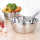 thumbnail image 4 of Kearding Cuenco para mezclar crema, cuencos para sopa de acero inoxidable para comedor, vajilla para frutas, tomate, uva, frijoles, vajilla, accesorios de Organizadores de utensilios de cocina Kearding HA007561-00, 4 of 6