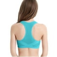 thumbnail image 5 of Mrat Sports Bras for Women Racerback Tank Tops with Padded Seamless High Support for Yoga Gym Workout Bra S-1 Blue S, 5 of 7