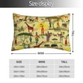 thumbnail image 2 of Pofeuu Ethnic African Print Polyester Microfiber Plush Pillowcases, Super Soft and Cozy Pillow Case Covers with Envelop Closure（Pillow core not included）-20"x30", 2 of 6