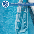 thumbnail image 5 of Poolzilla Pool Step Deck Mounted Ladder with Wide Non Skid Platform for 48’’ to 54’’ in. Above Ground Pools, 5 of 7