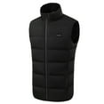 thumbnail image 5 of Heated Fleece Vest Winter Outdoor Fast Warm Up Heated Vest Usb Smart Warm Layer Cotton Padded Sleeveless Zip Up Jacket Regular Fit Womens Vest, 5 of 8