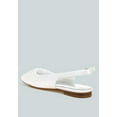 thumbnail image 4 of Cheeni Satin Square Toe Flat Slingbacks, 4 of 11
