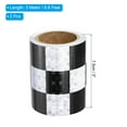 thumbnail image 2 of Uxcell Reflective Tape, 2 Roll 3 Inch x 10 ft Waterproof Self Adhesive High Visibility Caution Warning Safety Tape, Black/White, 2 of 7
