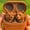 Brown Bear, variant on Cute Animal Shaped TWS Wireless Earbuds, Charging Case Bluetooth 5.3 Hi-Fi Stereo In-Ear Headphones with Deep Bass, IPX Waterproof Comfortable Kids Adult Birthday Gift