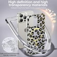 thumbnail image 3 of Magnetic Designed for iPhone 13 Pro Case Clear Compatible with MagSafe Cute Leopard Print Pattern Soft TPU Bumper Shockproof Anti-Scratch Slim Phone Cover for iPhone 13 Pro, Black, 3 of 7