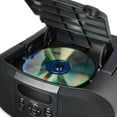 onn. CD Player Boombox, Black, 100008719