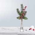 thumbnail image 5 of Famyfamy 28CM 11 Inch Pine Snowy Artificial Holly Red Berry Pine Cone Picks Pine Cones for Christmas craftsmanship Party Festive Home Decor, 5 of 7
