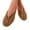 Brown, variant on Office Wear Ballet Flats, Minimalist Slip-On Shoes, Women's Suede Zip Detail Ballet Flats, Round Toe Slip-On Casual Shoes, Comfortable Flat Shoes for Daily Wear, Brown 9